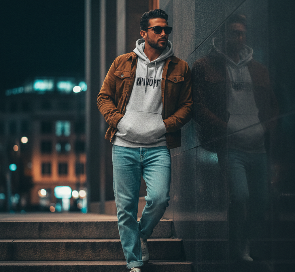 Urban Nomad Hoodie – Sandshell Edition : Because wherever you go, You Are N'wuff.